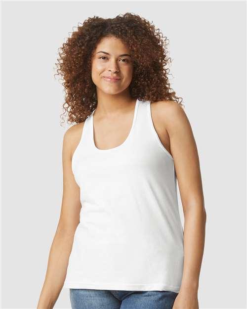 Women's Softstyle® CVC Racerback Tank Top - 64220LCVC