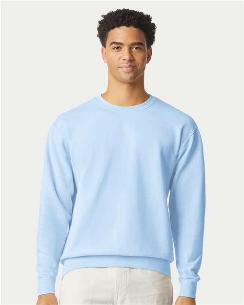 Unisex Garment-Dyed Lightweight Fleece Crewneck Sweatshirt - Transfer Kingdom