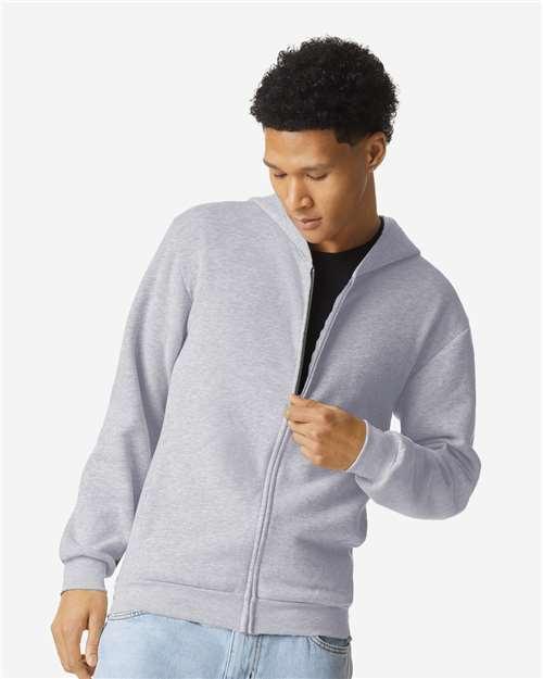 Unisex ReFlex Fleece Full-Zip Hoodie Sweatshirt - RF497