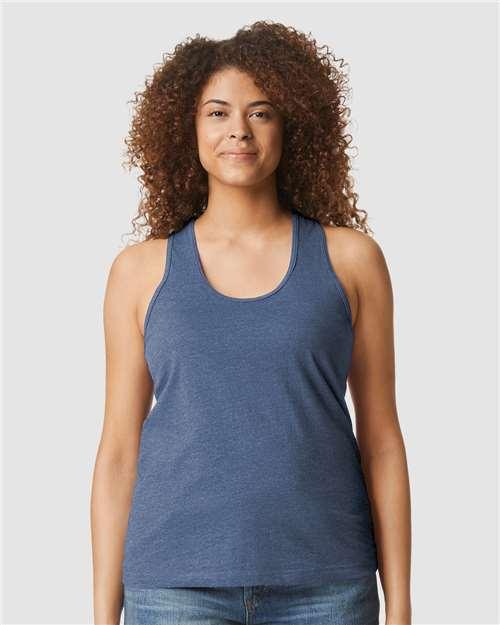Women's Softstyle® CVC Racerback Tank Top - 64220LCVC