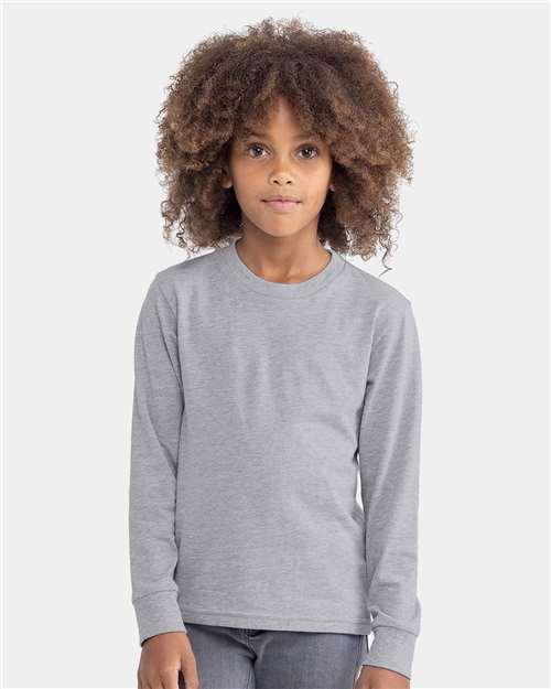 Youth Cotton Long Sleeve T-Shirt - 3311