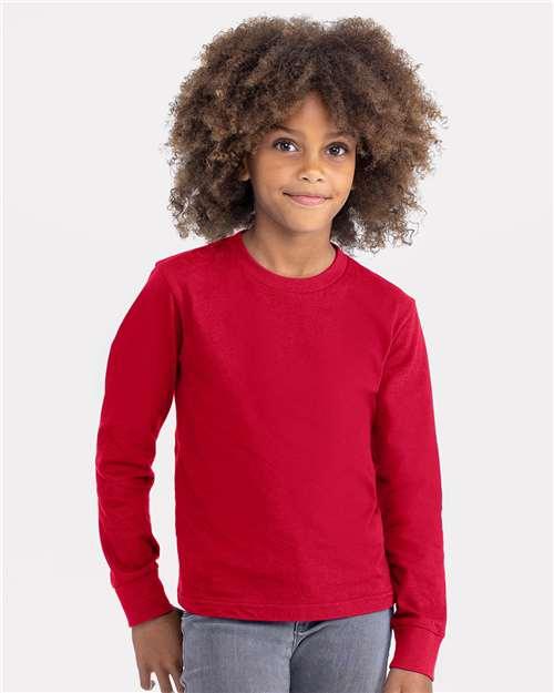 Youth Cotton Long Sleeve T-Shirt - 3311