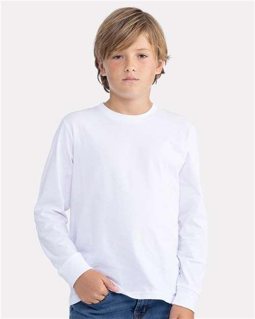Youth Cotton Long Sleeve T-Shirt - 3311