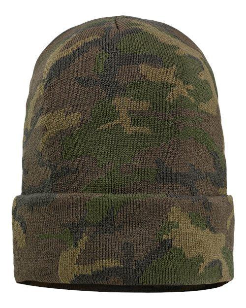 12" Solid Cuffed Beanie - SP12