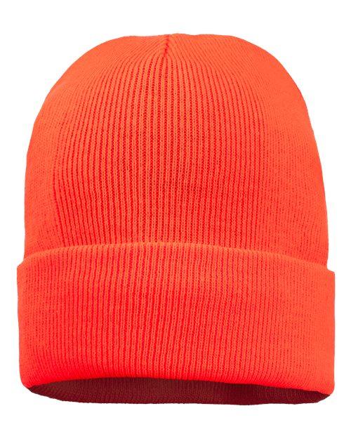 12" Fleece Lined Cuffed Beanie - SP12FL