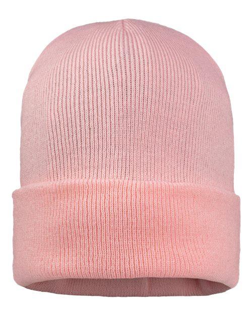 12" Jersey Lined Cuffed Beanie - SP12JL