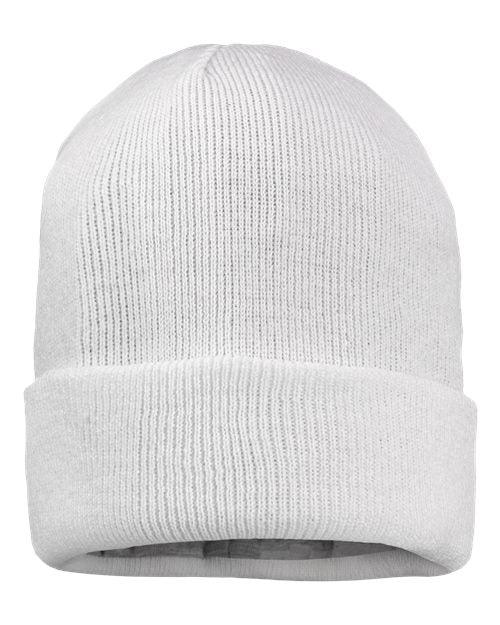 12" Jersey Lined Cuffed Beanie - SP12JL