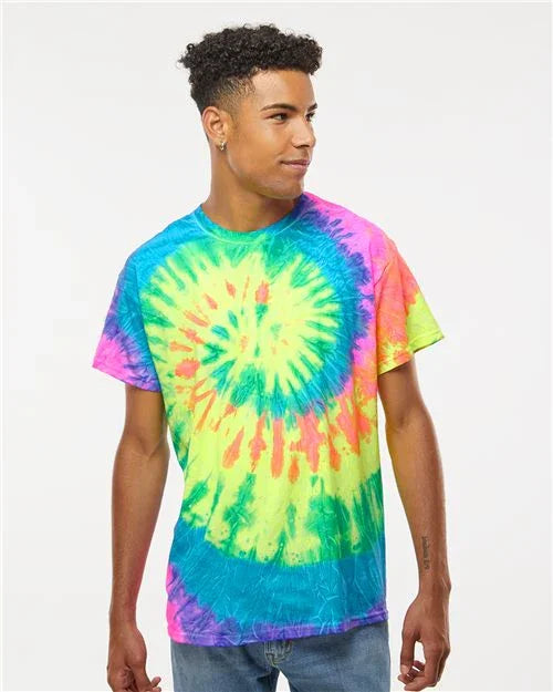 COLORTONE Unisex Multi-Color Tie-Dyed T-Shirt