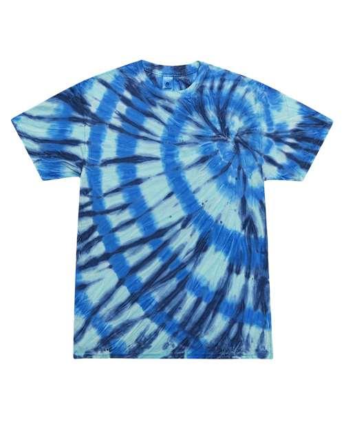 Unisex Multi-Color Tie-Dyed T-Shirt - 1000