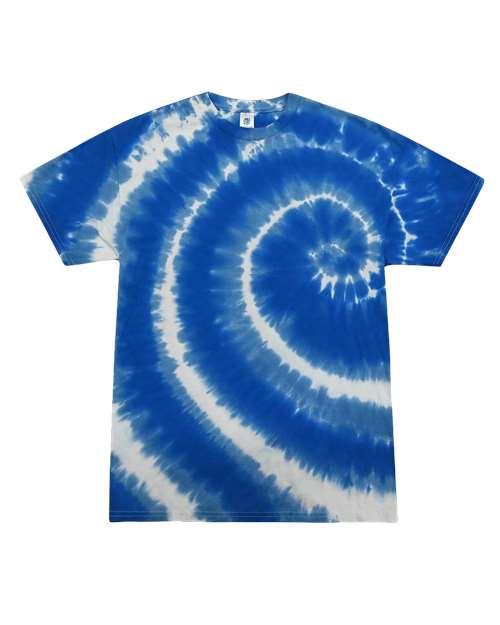 Unisex Multi-Color Tie-Dyed T-Shirt - 1000