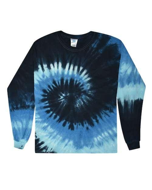 Unisex Tie-Dyed Long Sleeve T-Shirt - 2000