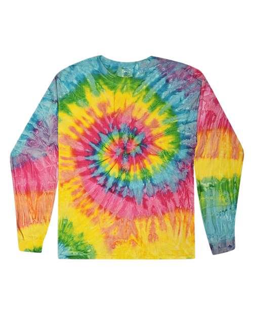 Unisex Tie-Dyed Long Sleeve T-Shirt - 2000