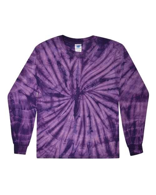 Unisex Tie-Dyed Long Sleeve T-Shirt - 2000