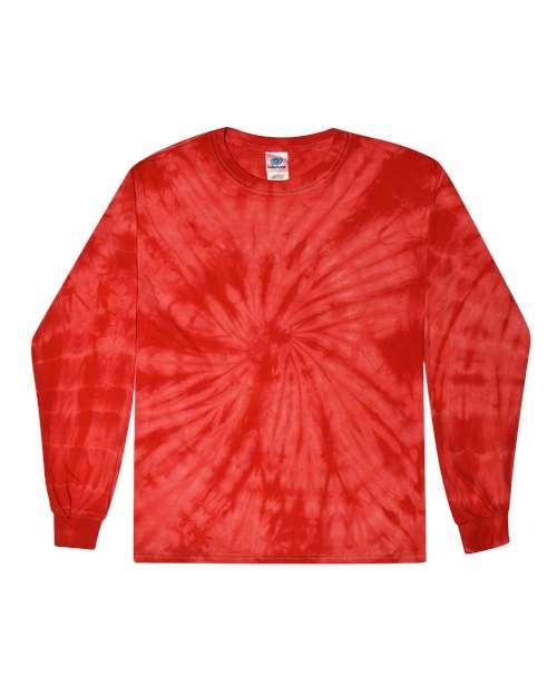 Unisex Tie-Dyed Long Sleeve T-Shirt - 2000