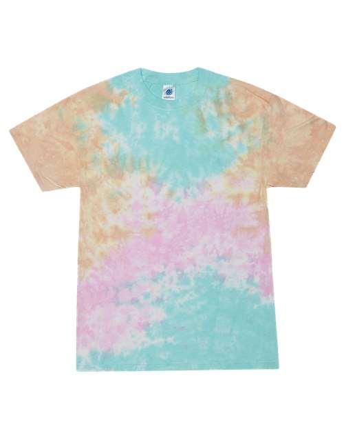 Youth Multi-Color Tie-Dyed T-Shirt - 1000Y