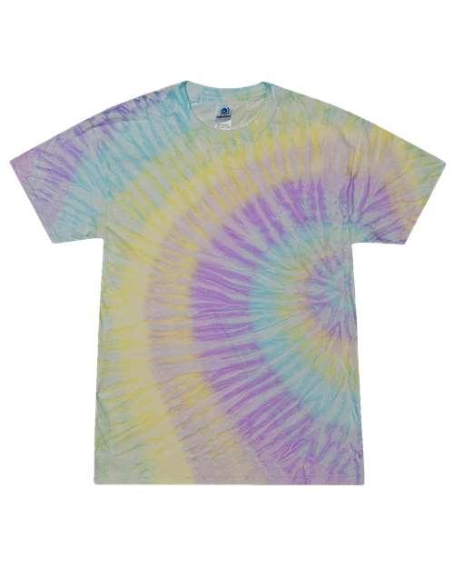 Unisex Multi-Color Tie-Dyed T-Shirt - 1000