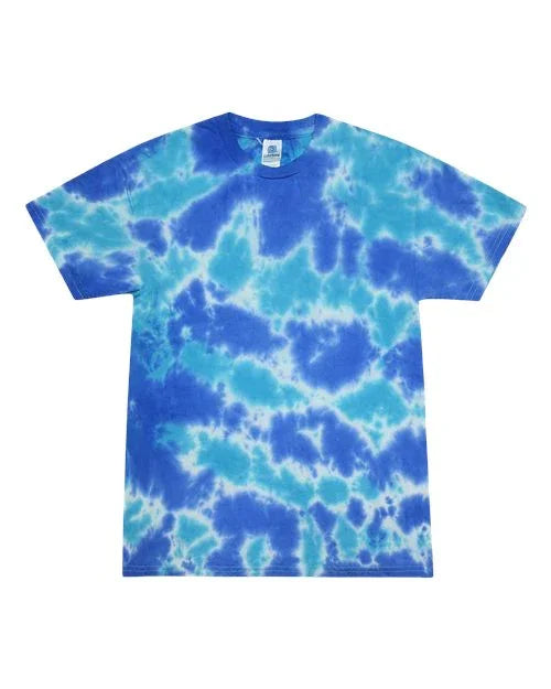 Unisex Multi-Color Tie-Dyed T-Shirt - 1000