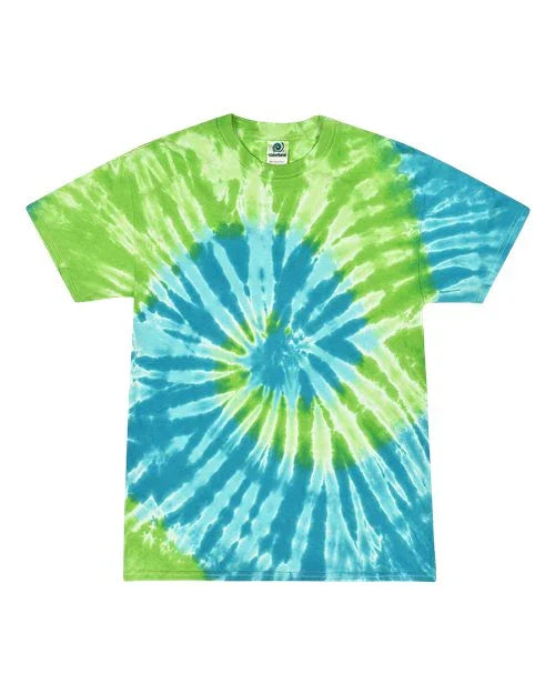 Youth Multi-Color Tie-Dyed T-Shirt - 1000Y