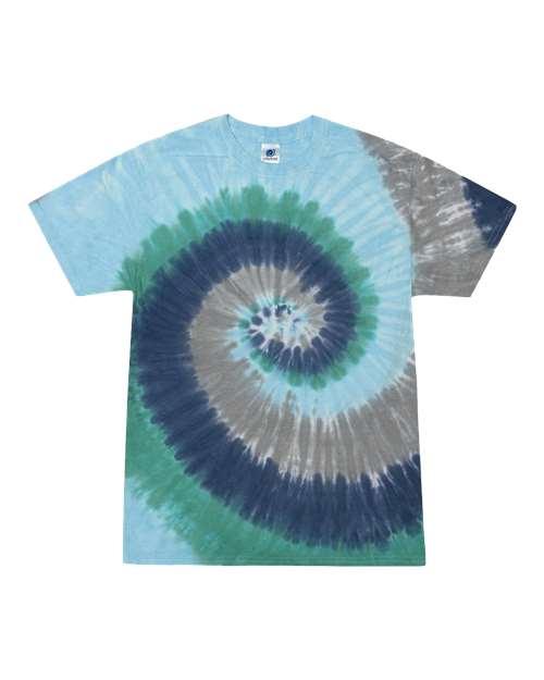 Unisex Multi-Color Tie-Dyed T-Shirt - 1000