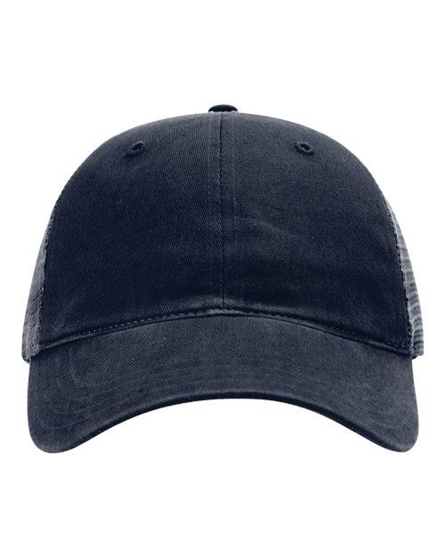 Garment-Washed Trucker Cap - 111