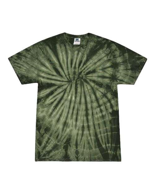 Unisex Multi-Color Tie-Dyed T-Shirt - 1000