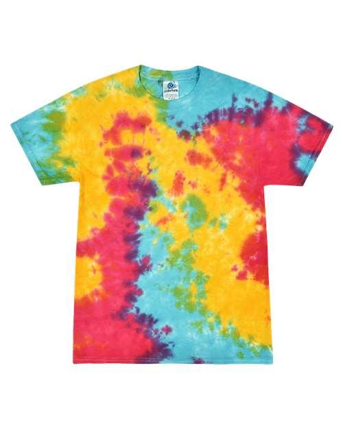 Unisex Multi-Color Tie-Dyed T-Shirt - 1000