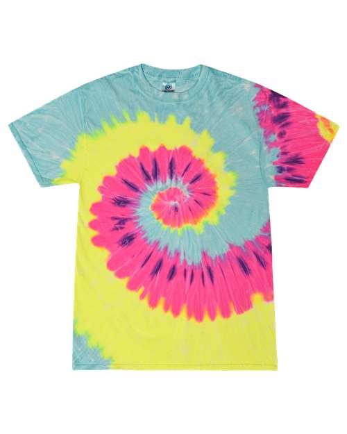 Unisex Multi-Color Tie-Dyed T-Shirt - 1000