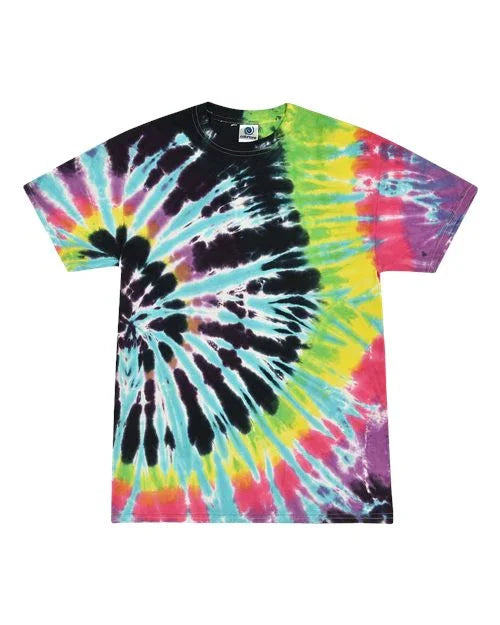 Youth Multi-Color Tie-Dyed T-Shirt - 1000Y