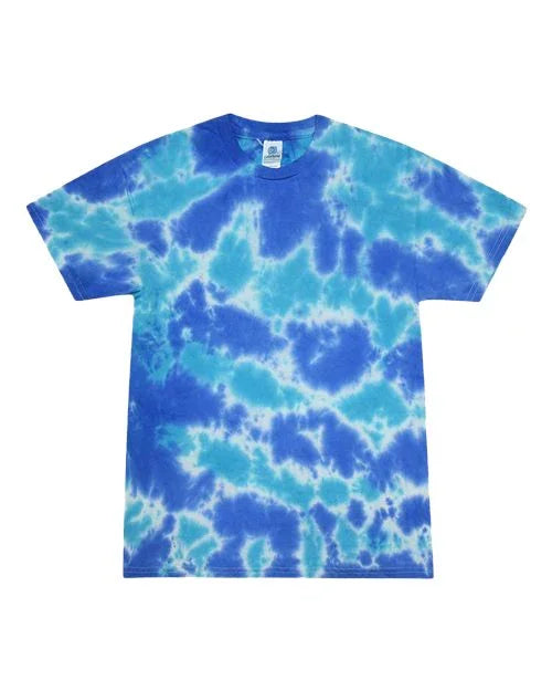 Youth Multi-Color Tie-Dyed T-Shirt - 1000Y