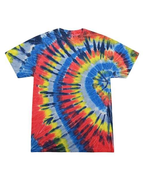 Youth Multi-Color Tie-Dyed T-Shirt - 1000Y