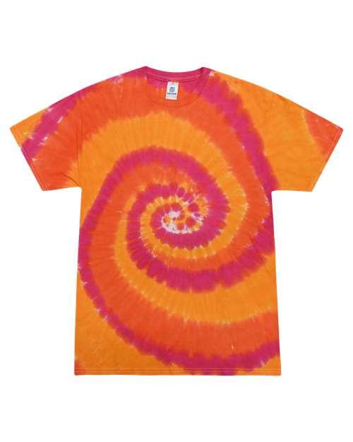 Youth Multi-Color Tie-Dyed T-Shirt - 1000Y