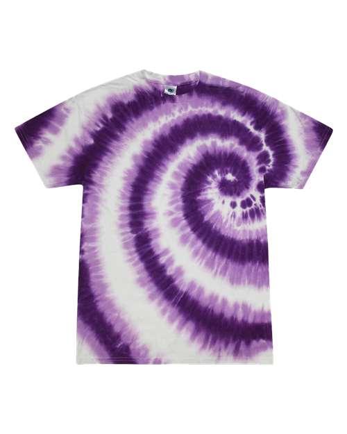 Youth Multi-Color Tie-Dyed T-Shirt - 1000Y