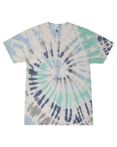 Youth Multi-Color Tie-Dyed T-Shirt - 1000Y