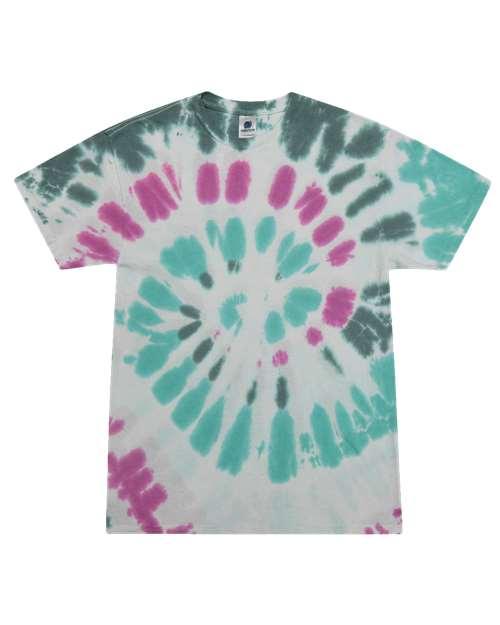 Youth Multi-Color Tie-Dyed T-Shirt - 1000Y