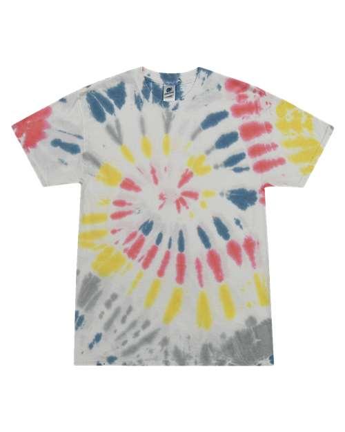 Youth Multi-Color Tie-Dyed T-Shirt - 1000Y