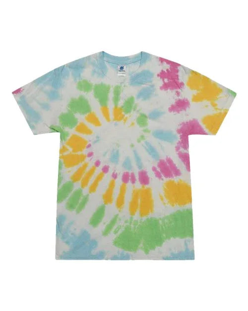 Youth Multi-Color Tie-Dyed T-Shirt - 1000Y