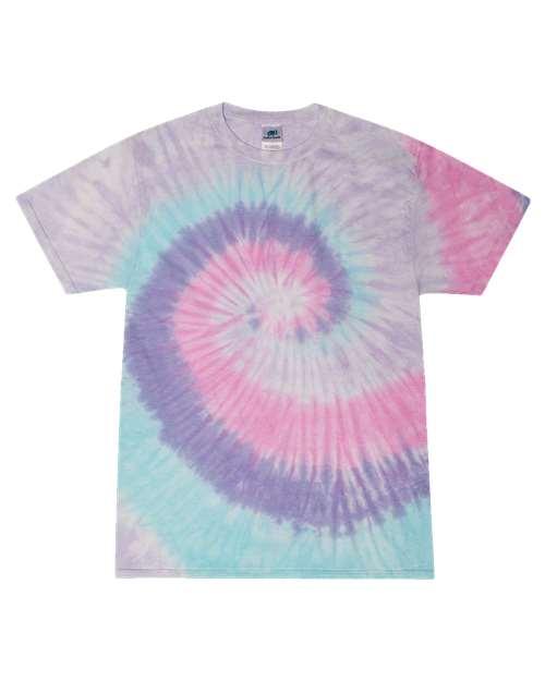 Youth Multi-Color Tie-Dyed T-Shirt - 1000Y