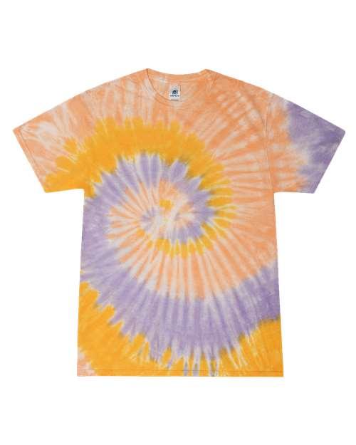Youth Multi-Color Tie-Dyed T-Shirt - 1000Y