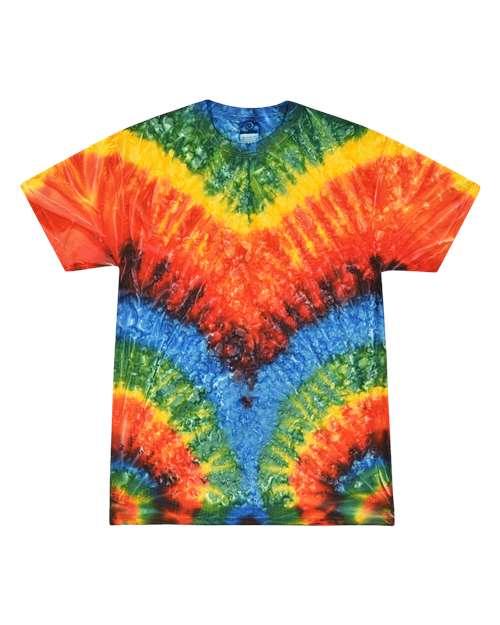 Youth Multi-Color Tie-Dyed T-Shirt - 1000Y
