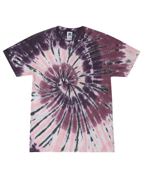 Youth Multi-Color Tie-Dyed T-Shirt - 1000Y