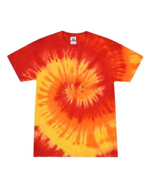 Youth Multi-Color Tie-Dyed T-Shirt - 1000Y
