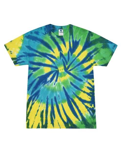 Youth Multi-Color Tie-Dyed T-Shirt - 1000Y