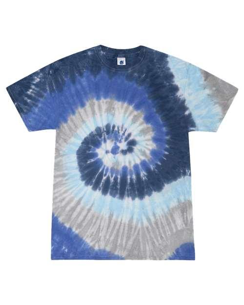 Youth Multi-Color Tie-Dyed T-Shirt - 1000Y