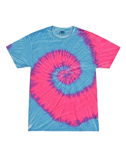 Youth Multi-Color Tie-Dyed T-Shirt - 1000Y