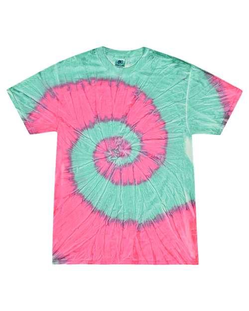 Youth Multi-Color Tie-Dyed T-Shirt - 1000Y