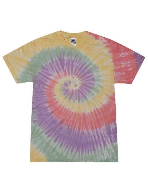 Youth Multi-Color Tie-Dyed T-Shirt - 1000Y
