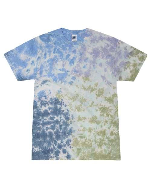 Youth Multi-Color Tie-Dyed T-Shirt - 1000Y