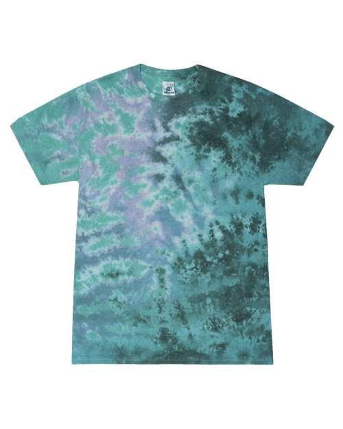 Youth Multi-Color Tie-Dyed T-Shirt - 1000Y