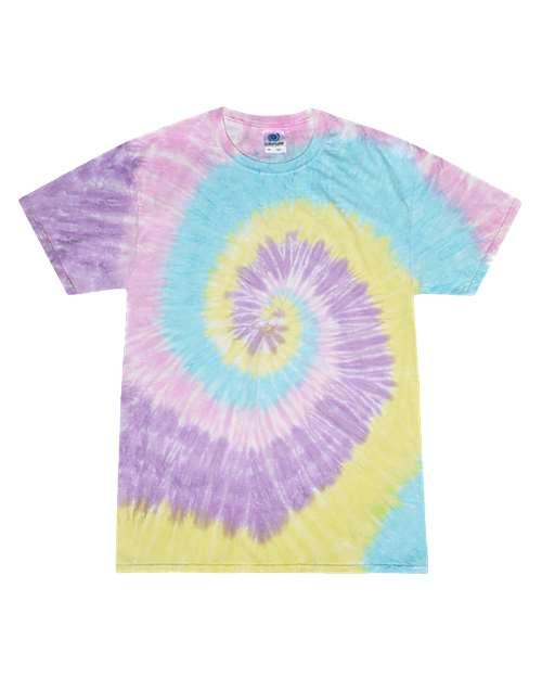 Youth Multi-Color Tie-Dyed T-Shirt - 1000Y