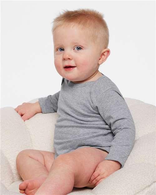 Infant Fine Jersey Long Sleeve Bodysuit - 4421